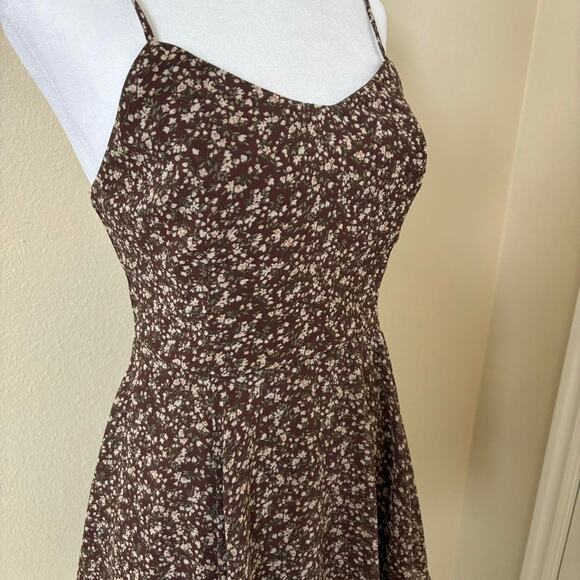 Papaya floral brown dress - Picture 2 of 8